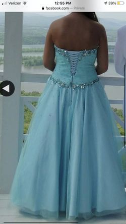 Studio 17 Blue Size 14 70 Off $300 A-line Dress on Queenly