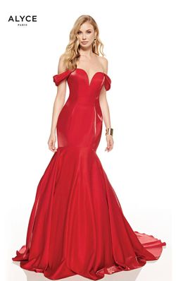 Alyce Paris Red Size 8 Floor Length Mermaid Dress on Queenly