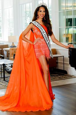 Rachel Allan Orange Size 0 Black Tie Floor Length Jumpsuit Dress on Queenly