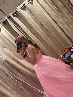 Sherri Hill Pink Size 4 Black Tie Ball gown on Queenly