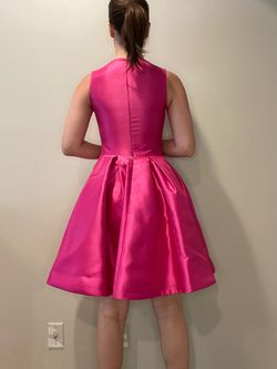 Ashley Lauren Pink Size 4 Sorority Formal Barbiecore Straight A-line Dress on Queenly