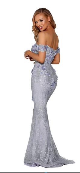portia scarlett Purple Size 6 Side Slit Backless Prom Mini A-line Dress on Queenly
