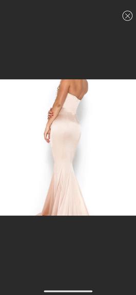 portia scarlet Light Pink Size 6 Wedding Guest Black Tie Mermaid Dress on Queenly