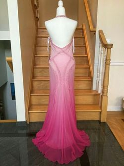 Nova Pink Size 6 50 Off Black Tie Straight Dress on Queenly