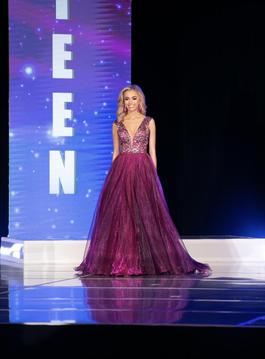 Sherri Hill Purple Size 00 Ball gown on Queenly