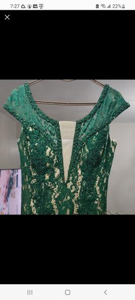 Amalinadi Emerald Green Green Size 8 Military 50 Off Mermaid Dress on Queenly
