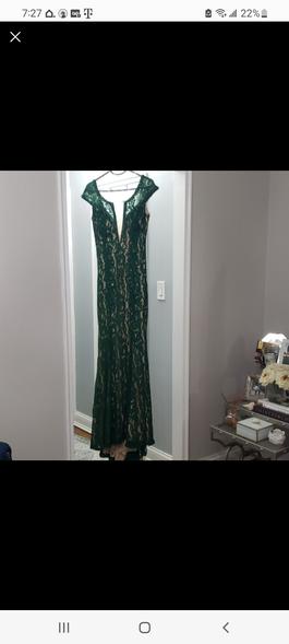 Amalinadi Emerald Green Green Size 8 Military 50 Off Mermaid Dress on Queenly