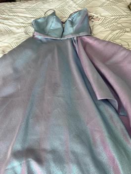Alyce Paris Purple Size 8 Side slit Dress on Queenly