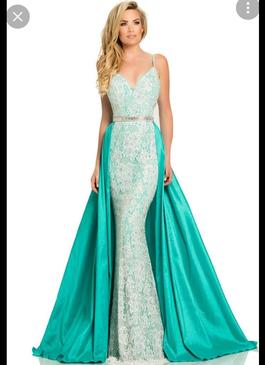 Johnathan Kayne Blue Size 4 Mermaid Dress on Queenly