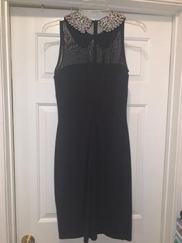 Shail K Black Size 6 Midi Cocktail Dress on Queenly