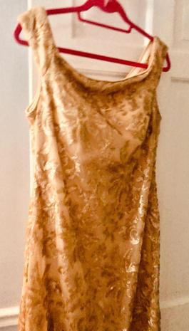 AZAZIE Gold Size 14 Sequin A-line Dress on Queenly