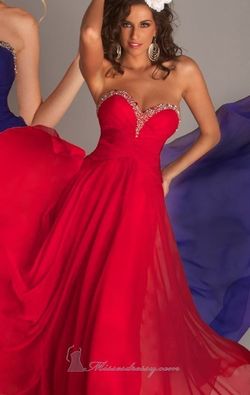 Style 4443L Mac Duggal Blue Size 14 Jewelled Tulle Strapless A-line Dress on Queenly