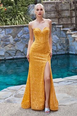 Style -1 Yellow Size 8 Side slit Dress on Queenly