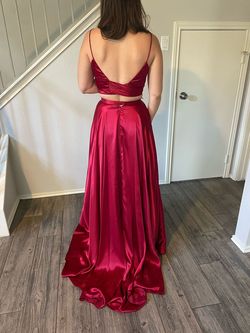 Sherri Hill Red Size 0 Black Tie Floor Length Two Piece Straight Dress on Queenly