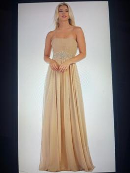 May Queen  Nude Size 12 Straight Dress on Queenly