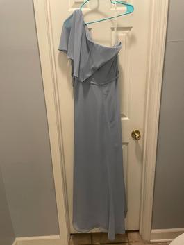 Azazie Blue Size 16 50 Off Black Tie A-line Dress on Queenly