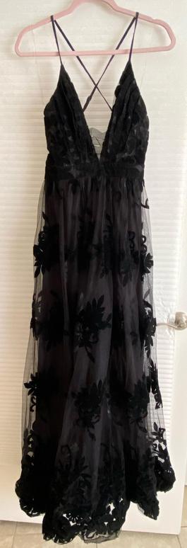 Windsor Black Size 2 Bridgerton Floor Length A-line Dress on Queenly