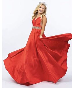 Sherri Hill Red Size 2 Black Tie Ball gown on Queenly