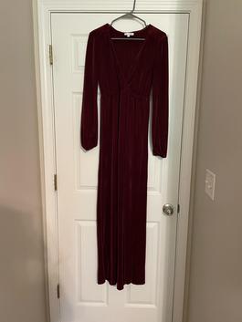 Baltic Born Red Size 0 Floor Length Straight Dress on Queenly