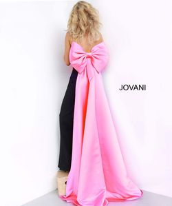 Jovani Black Size 12 Strapless Floor Length Jumpsuit Dress on Queenly
