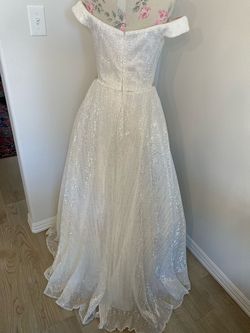 Jovani White Size 4 Cotillion 50 Off Ball gown on Queenly