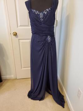 Style XS388 XScape by Joanna Chen Blue Size 12 50 Off Ball gown on Queenly
