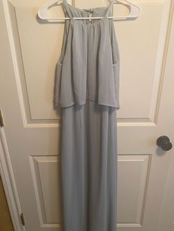 David's Bridal Green Size 0 Floor Length A-line Dress on Queenly