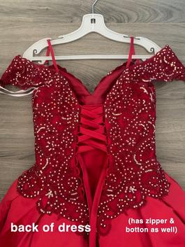 Dancing queen Red Size 4 Burgundy Ball gown on Queenly
