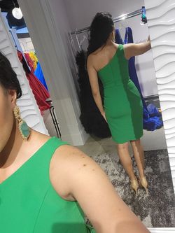 Jovani Green Size 4.0 70 Off Pageant Interview Cocktail Dress on Queenly