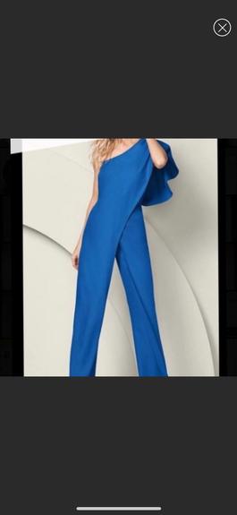Venus Blue Size 6 Office Jumpsuit Dress on Queenly