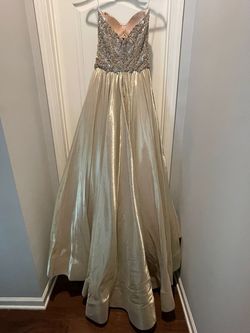 Sherri Hill Gold Size 4 Custom 50 Off Ball gown on Queenly