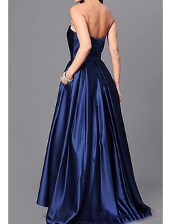 Betsy and Adam Blue Size 2 Pockets Ball gown on Queenly