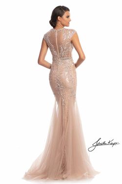 Style 9039 Johnathan Kayne Pink Size 0 Black Tie Pageant Mermaid Dress on Queenly