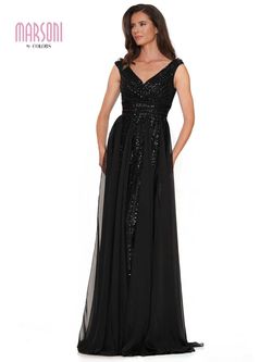 Style Beverly Colors Black Tie Size 8 Pageant Floor Length Straight Dress on Queenly