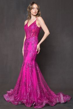 Style Grace Amelia Couture Pink Size 2 Flare Prom Floor Length Mermaid Dress on Queenly