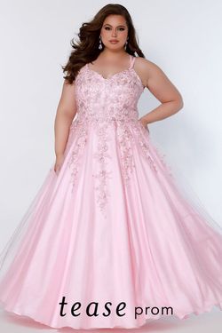 Style Dallas Sydneys Closet Pink Size 20 Corset Prom Ball gown on Queenly