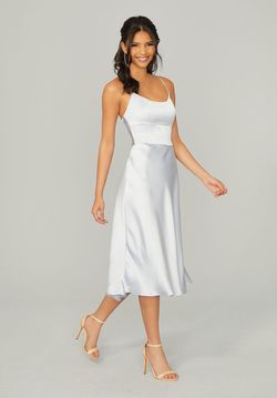 Style 21765 MoriLee Silver Size 16 Plus Size Cocktail Dress on Queenly