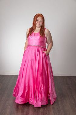 Style Bay Sydneys Closet Pink Size 14 A-line Pageant Prom Pockets Ball gown on Queenly