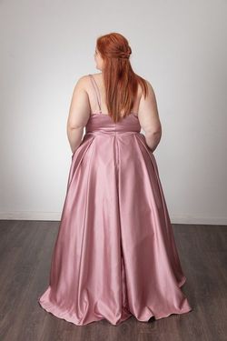 Style Jocelyn Sydneys Closet Pink Size 16 Military Pageant Sorority Formal Rose Gold A-line Dress on Queenly
