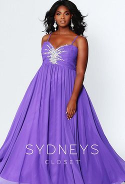 Style Louise Sydneys Closet Purple Size 34 Tulle Sweetheart Ball gown on Queenly