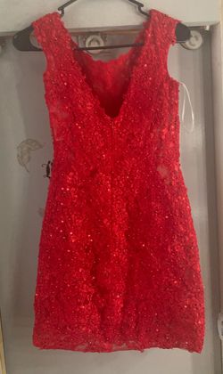 Sherri Hill Red Size 2 Custom Cocktail Dress on Queenly