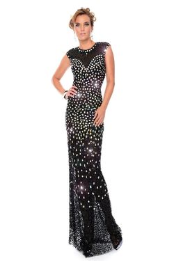 Style P9123 Precious Formals Silver Size 2 Prom Floor Length Sequin Straight Dress on Queenly