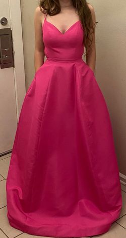 Sherri Hill Pink Size 00 Spaghetti Strap Corset Ball gown on Queenly