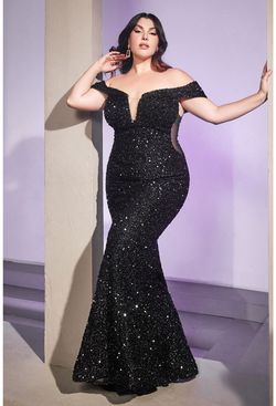 Style 975 Black Size 18 Mermaid Dress on Queenly
