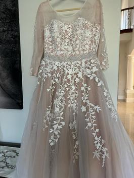 Nude Size 16 Ball gown on Queenly