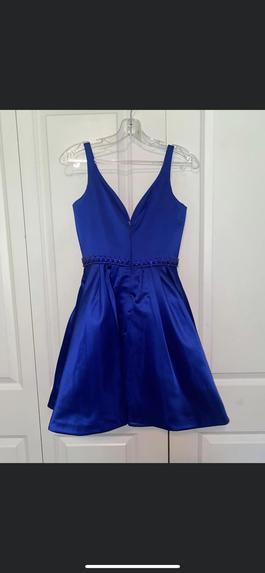 Sherri Hill Royal Blue Size 2 Midi Floor Length Cocktail Dress on Queenly