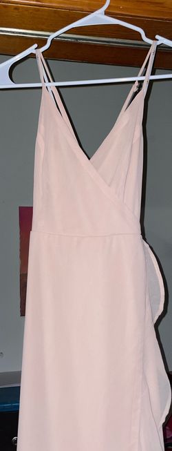 Lulus Nude Size 6 Floor Length Corset Bridgerton Straight Dress on Queenly