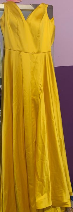 Sherri Hill Yellow Size 6 Black Tie 70 Off A-line Dress on Queenly