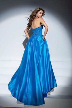 Tony Bowls Blue Size 4 Floor Length 50 Off Ball gown on Queenly