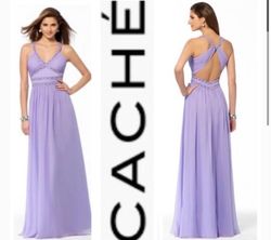 Cach Purple Size 4 Military Straight Dress on Queenly